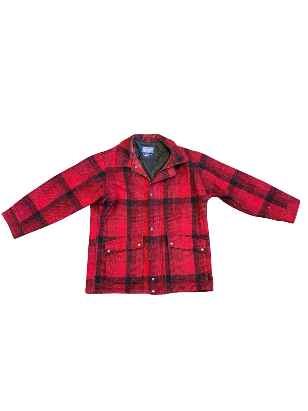 Pendleton Men’s Red and Black Buffalo Check Field Jacket